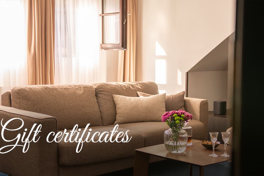 Gift certificates